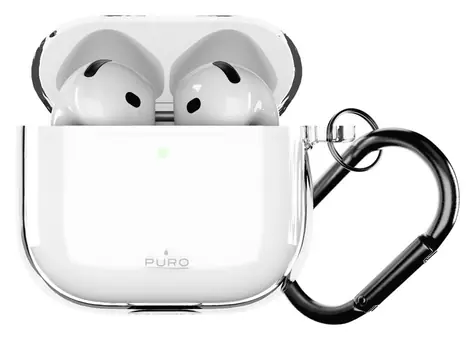 Puro 0.3 NUDE pro Apple AirPods 4 / Pouzdro / Průhledné