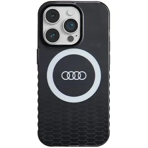 Audi IML Big Logo MagSafe černá / Kryt / pro Apple iPhone 14 Pro