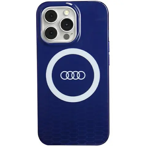 Audi IML Big Logo MagSafe kryt pro Apple iPhone 13 Pro modrá / Zadní kryt / MagSafe