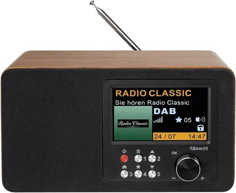 Albrecht DR 863 Senior / Rádio / FM / DAB+ / hlasové menu / ASA upozornění