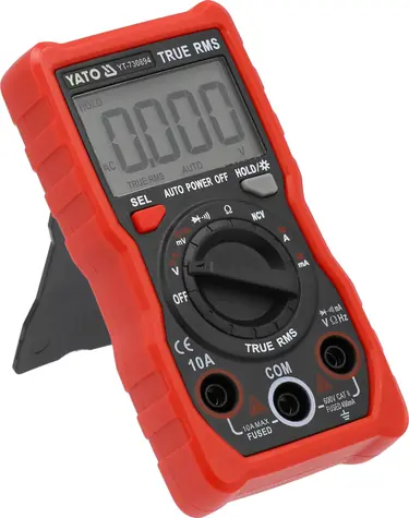 YATO YT-730894 / Digitální multimetr / True RMS / NCV / LCD 4000 / AC/DC 600V