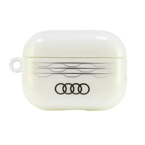 Audi IML Geometric Pattern bílá / Pouzdro / Apple AirPods Pro 2