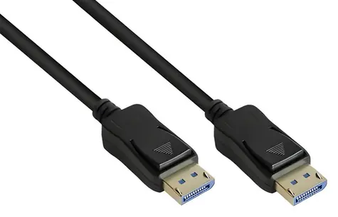 Good Connections DP2.0 černá / DisplayPort kabel / 1 m / 8K 60Hz / 4K 240Hz / 54 Gbit/s