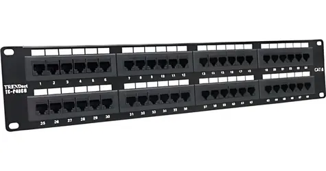 TRENDnet / Patch panel / 19" / UTP / CAT6 / 48 portů