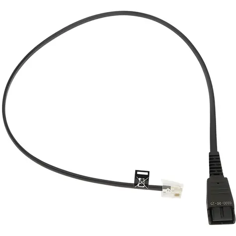 Jabra redukce QD-RJ10 pro Siemens černá / Redukce / 0,5 m
