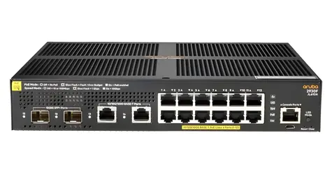 HPE Aruba 2930F 12G PoE+ / Switch / 12x Gigabit RJ45 PoE+