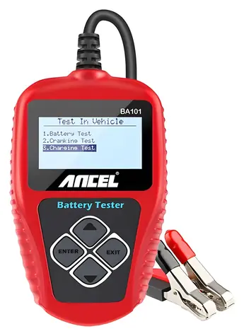 ANCEL BA101 / Tester autobaterií / 8-30V DC / CCA 100-2000 / USB tisk dat