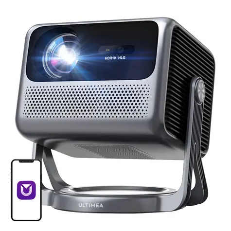 Ultimea Nova C40 šedá / Projektor / Android TV 11 / FullHD nativní / 4K dekódování / Wi-Fi