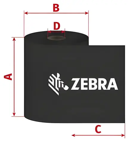 Zebra ZipShip 2300 / TTR páska / Vosk / 156mm / 450m / 12 ks
