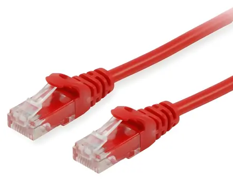 Equip / Patch kabel / Cat6 U/UTP / RJ-45 / 0,15 m / červený