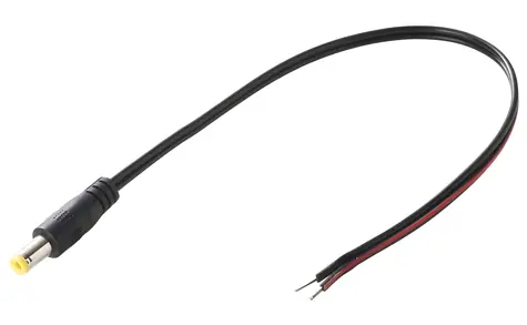 Sunny napájecí kabel DC 2,1x5,5 mm / Napájecí kabel / 20 cm