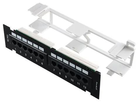 XtendLan / Nástěnný patch panel / 12 portů / Cat5e