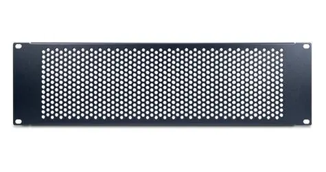 Inter-Tech Krycí panel 19" 3U černá / Krycí panel / RAL 9005 / 482x134x11mm