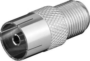Goobay adaptér F(F)-F(F) / Redukce / koaxiální kabel