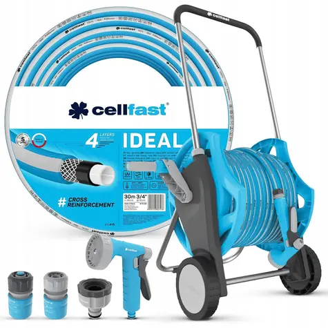 Cellfast DISCOVER 30 / Zahradní hadicový vozík / hadice 3/4" / 30 m / C55-063