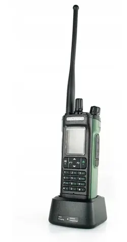 Baofeng DM-32E HTQ černá/zelená / Vysílačka / DMR/FM / GPS APRS / VHF/UHF / Airband RX
