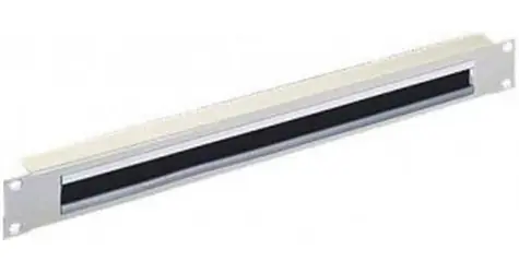 Rittal DK 7140.535 / Průchozí panel s kartáčem / 19" / 1U / RAL 7035