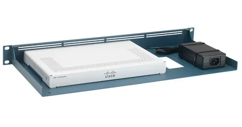 Rackmount.IT RM-CI-T11 modrá / Montážní sada do racku / 19" / 1U / Cisco ISR 1100 Series