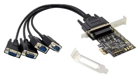 Conceptronic / Řadič / PCIe 2.0 / 4x RS-232 / 115200 bps