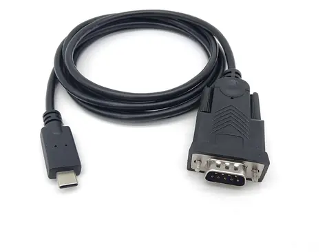 Equip 133392 černá / Adaptér / USB-C - DB9 RS232 / Prolific PL2303GT / 1,5 m