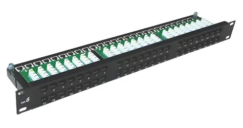 XtendLan / Patch panel / 19" / 48 portů / Cat6 / LSA
