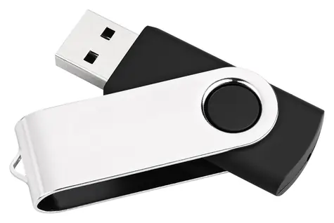 MediaRange Neutral 8GB černá, stříbrná / Flash disk / USB 2.0 / čtení 17 MB/s / zápis 4 MB/s