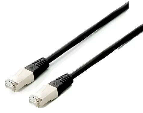 Equip Patch kabel Cat6A Platinum S/FTP černá / Síťový kabel / RJ-45 / 10 m
