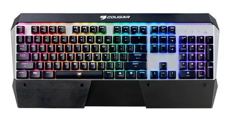 COUGAR Attack X3 RGB / Herní klávesnice / Cherry MX Red / RGB podsvícení / drátová USB