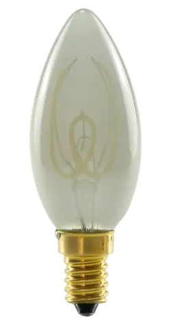 SEGULA Soft Line svíčka mléčná / Žárovka / E14 / 3,2W / 190lm / 2200K / stmívatelná
