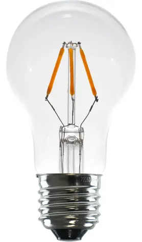 SEGULA LED A-Form čirá 24V DC / Žárovka / E27 / 3 W (22 W) / 210 lm / 2700 K / stmívatelná