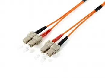 Equip SC-SC žlutý / Optický patchkabel / Singlemode duplex OS2 / LSZH / 20 m