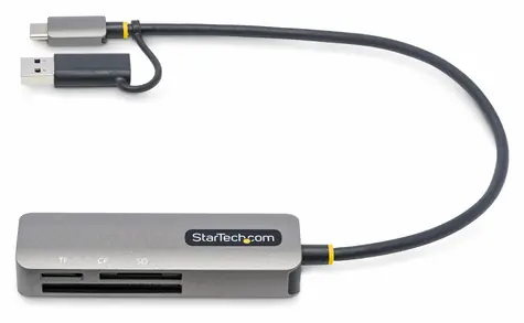 StarTech USB 3.0 čtečka paměťových karet / Čtečka karet / SD / microSD / CompactFlash / 5 Gbps