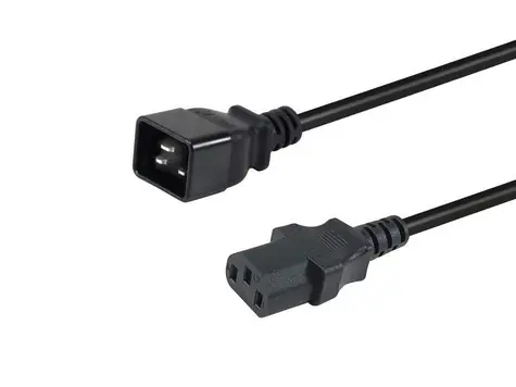 Equip C20-C13 černá / Napájecí kabel / 1,8 m / 250 V / 16 A / max. 3500 W