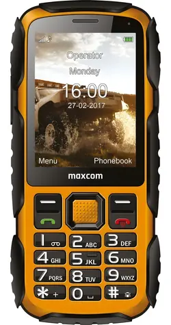 Maxcom MM920L Strong žlutá / Odolný telefon / 2,8" / Svítilna / microSD 32GB
