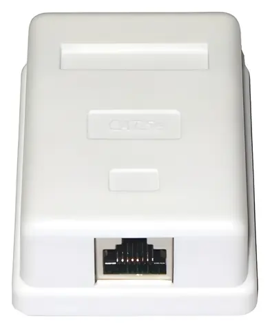 XtendLan / Zásuvka na zeď / 1x RJ-45 / Cat5e / stíněná / osazená