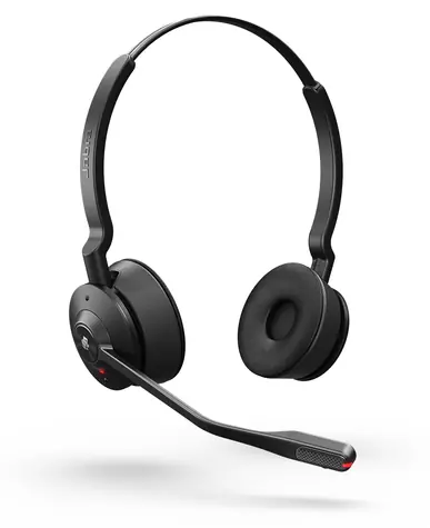 Jabra Engage 45 SE Stereo černá / Sluchátka / DECT / mikrofon / dosah 150 m