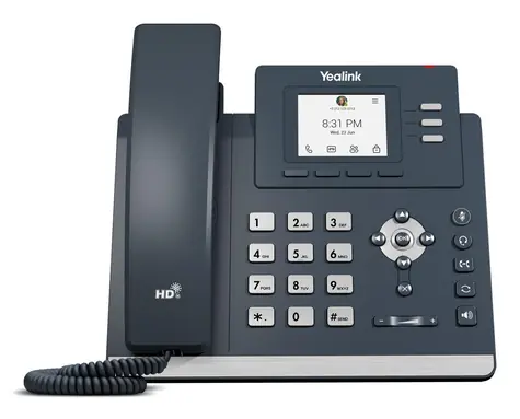 Yealink MP52 E2 Teams šedá / VoIP telefon / 2,4" displej / PoE