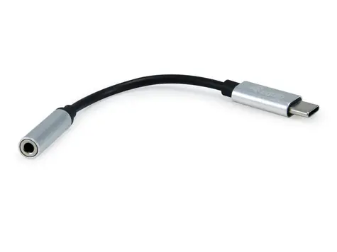 Equip USB-C - Jack 3,5mm černá / Audio adaptér / DAC / 0,15 m