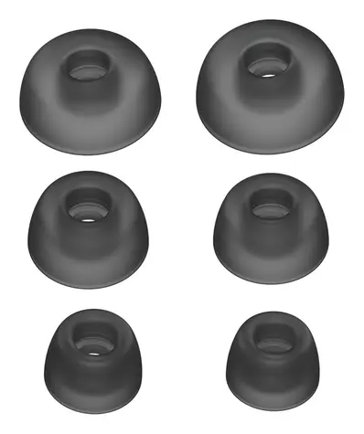 Jabra Silikonové ušní nástavce pro Evolve2 Buds černá / Ušní nástavce / silikon / S/M/L / 3 ks