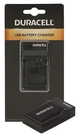 Duracell nabíječka pro DRC2L/NB-2L černá / Nabíječka / Domácí / USB kabel / 5V