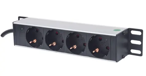 Intellinet / PDU lišta / 1U / 10" / 4x zásuvka / 1,8 m kabel