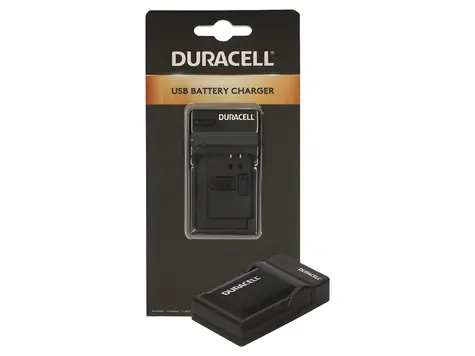 Duracell DRC5903 černá / Nabíječka baterií / Pro akumulátory Canon LP-E6 / Napájení USB