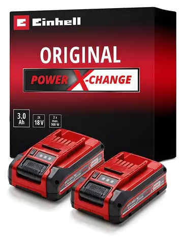 Einhell Power-X-Change Plus 18V (2x3.0 Ah) Twinpack / Akumulátor / Li-ion / bez nabíječky