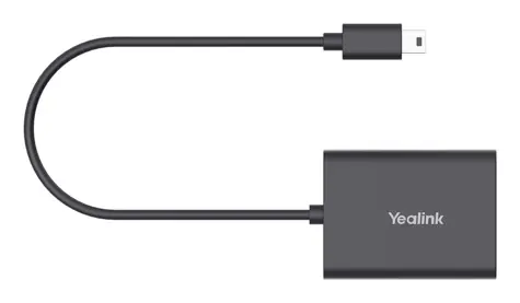 Yealink EHS62 černá / Adaptér pro bezdrátová sluchátka / pro WH64/WH63 E2/WH68