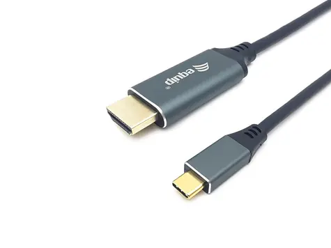 Equip Redukce USB-C - HDMI šedá / Redukce / 4K 60Hz / 2 m / pozlacené konektory