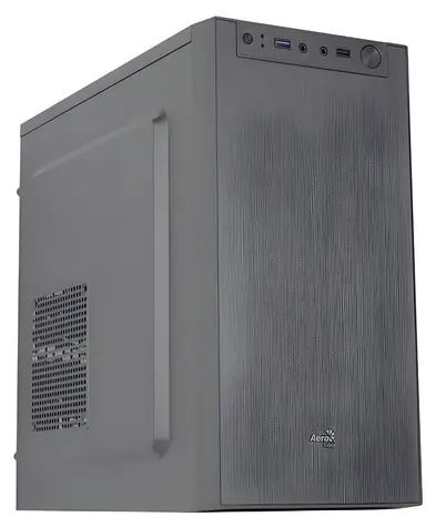 Aerocool CS-108 černá / Skříň / Mini Tower / µATX / 2x 3,5" / USB 3.2 Gen 1