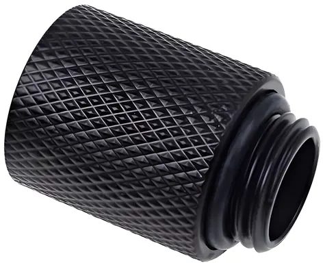 Alphacool Eiszapfen 20mm G1/4 černá / Prodlužovací šroubení / Vodní chlazení / Mosaz / Rovné