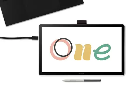 Wacom One 14 / Grafický tablet s displejem / 14" Full HD / IPS / pero Wacom One Pen