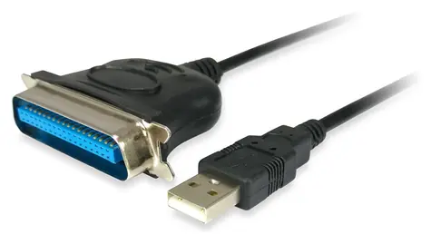 Equip černá / Adaptér / USB-A - Centronics 36 IEEE1284 / 1,5 m