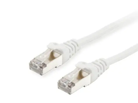 Equip Cat6 bílá (605516) / Patch kabel / S/FTP / 2xRJ-45 / 10 m / LSZH